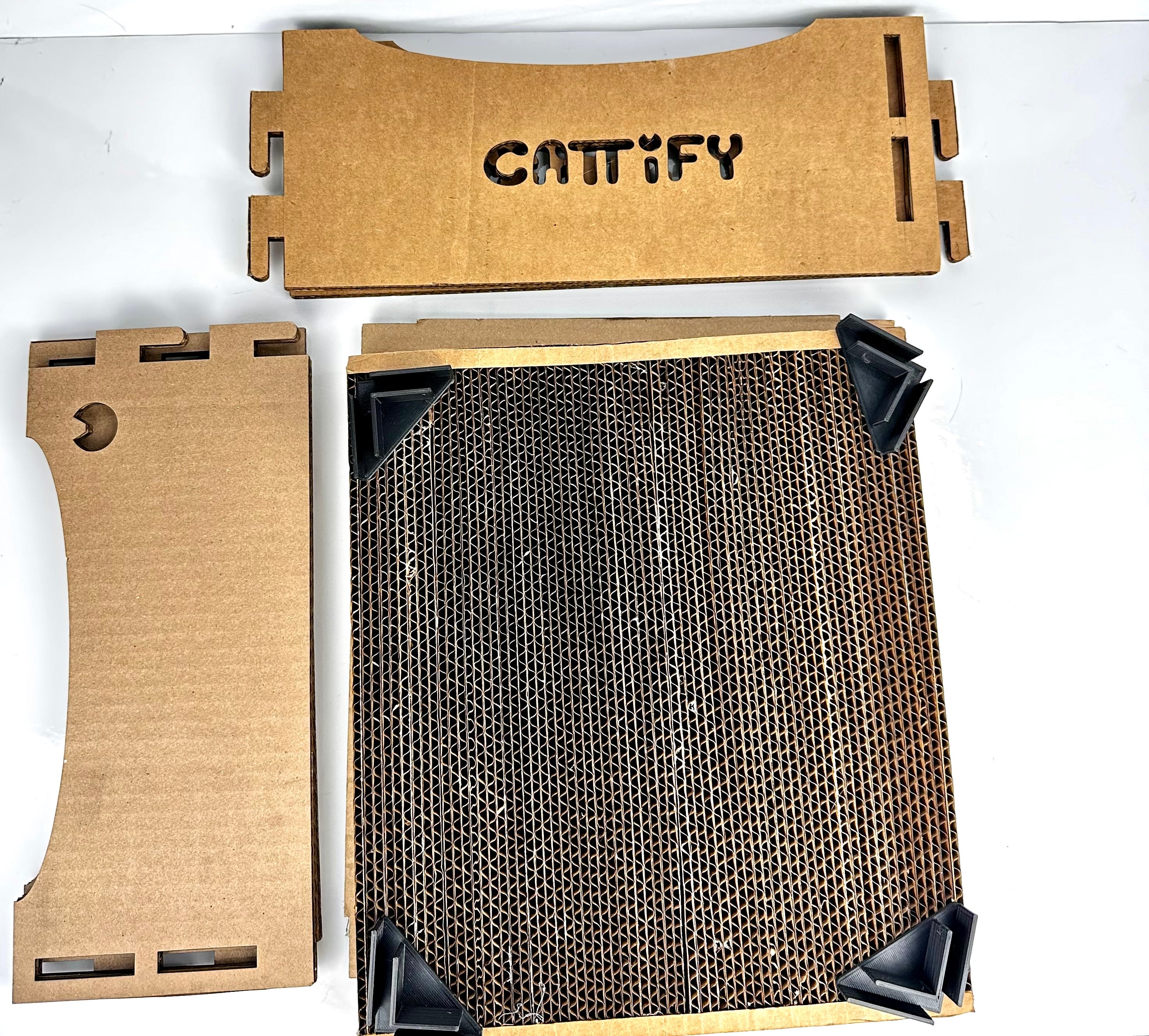 Cattify Cardboard Cat Scratcher — Lounge Box