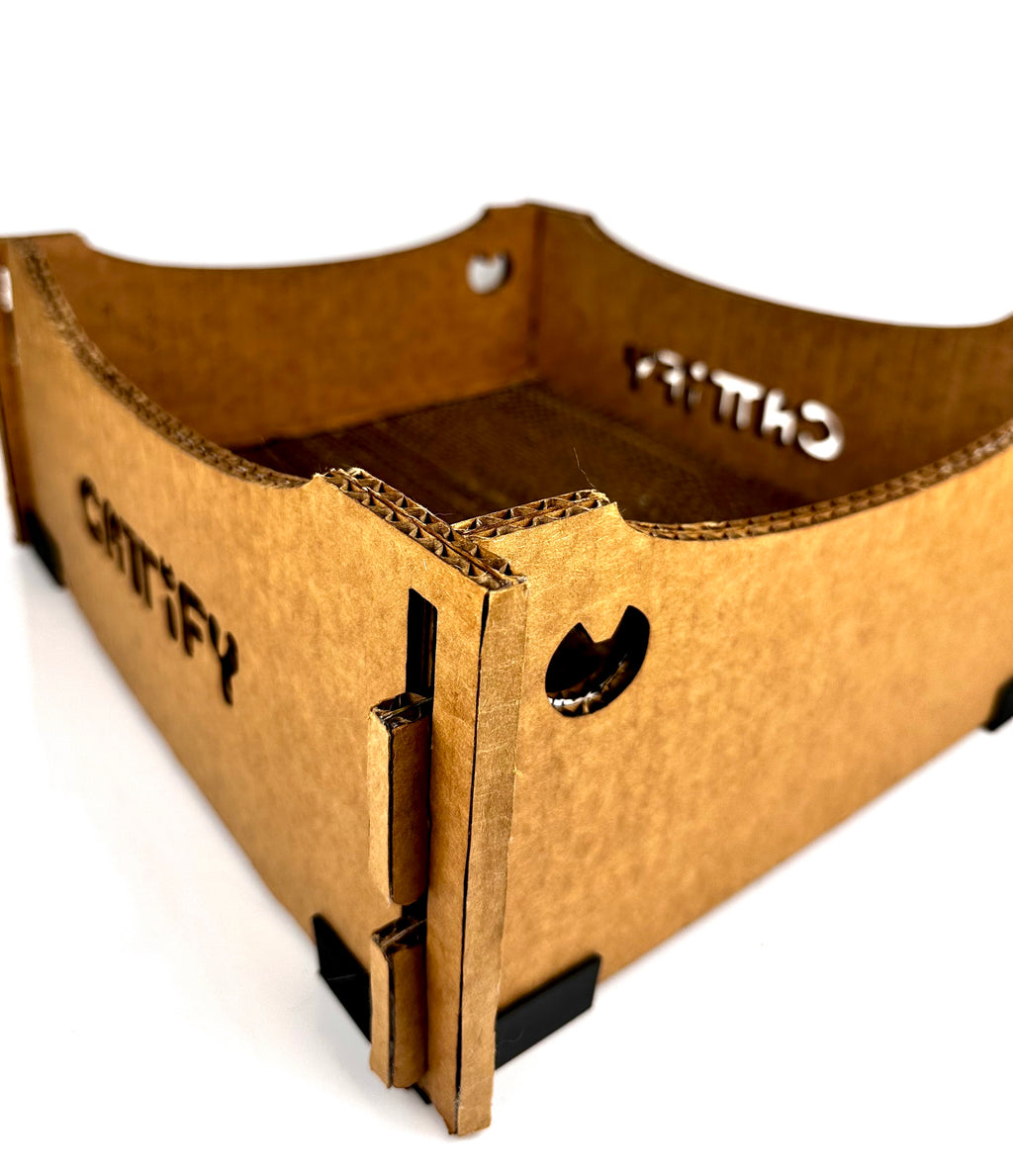 Cattify Cardboard Cat Scratcher — Lounge Box
