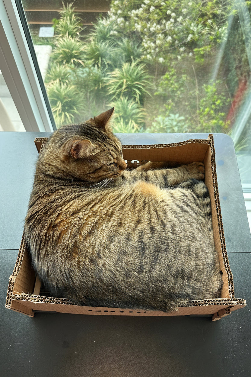 Cattify Cardboard Cat Scratcher — Lounge Box