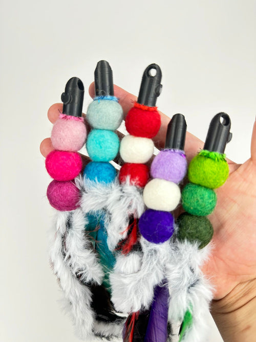 Handmade Cat Wand Bundle — Wand + 3 Interchangeable Lures