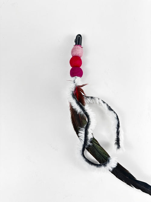 Handmade Cat Wand Bundle — Wand + 3 Interchangeable Lures
