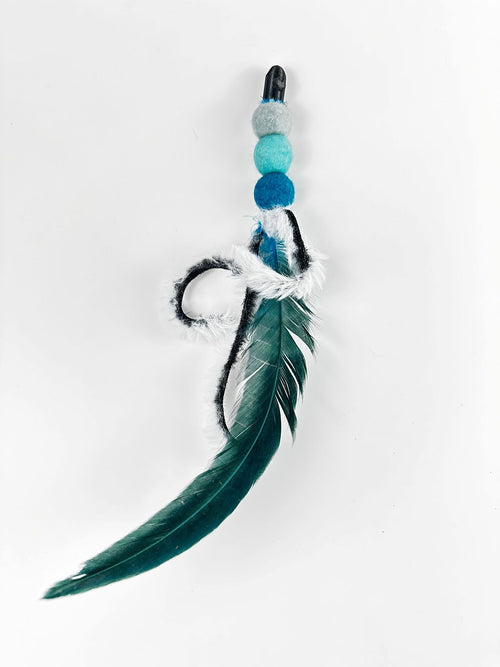 Handmade Cat Wand Bundle — Wand + 3 Interchangeable Lures