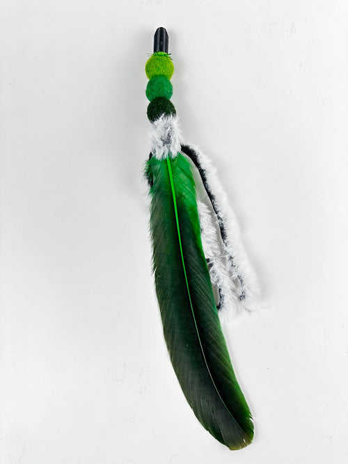 Handmade Cat Wand Bundle — Wand + 3 Interchangeable Lures