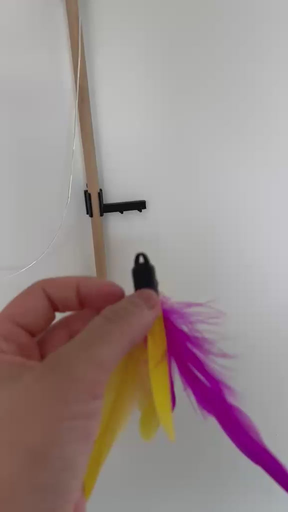 Cattify Cat Wand Bundle — Handmade Wand + 5 Interchangeable Lures